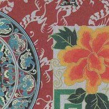 Elaborate Silver Chinoiserie Print Paper ~ Rossi Italy